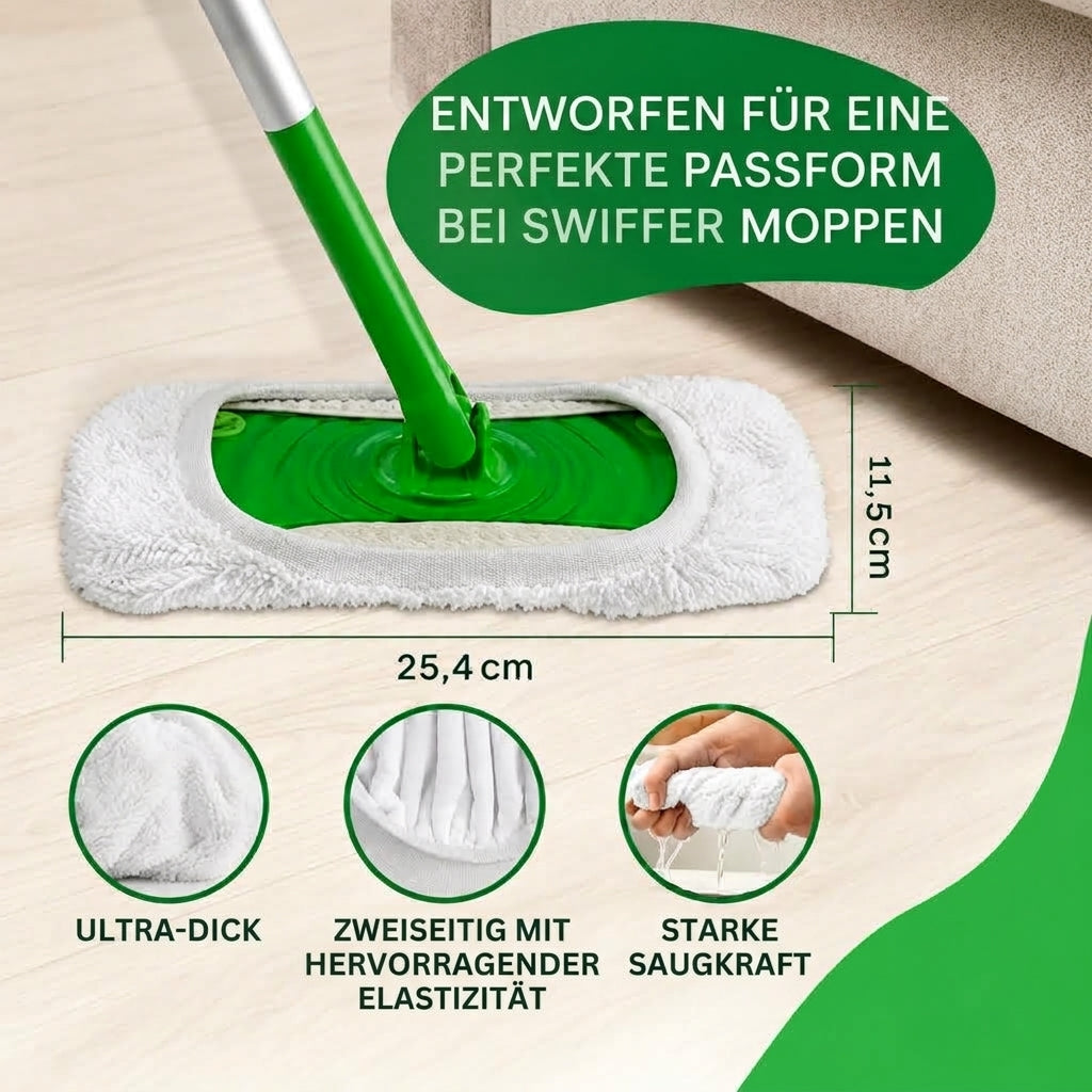 Wiederverwendbares Mikrofasertuch für Swiffer