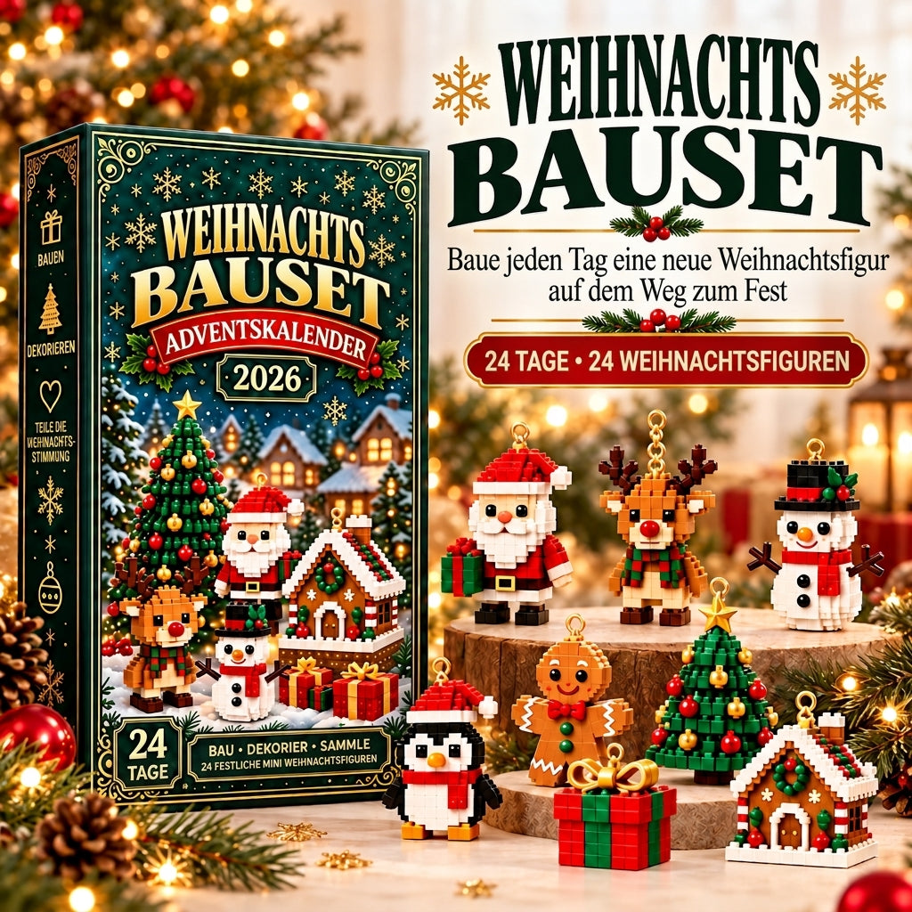 Weihnachts-Bauprojekt – Baue jeden Tag bis Weihnachten eine neue Weihnachtsfigur 🎄