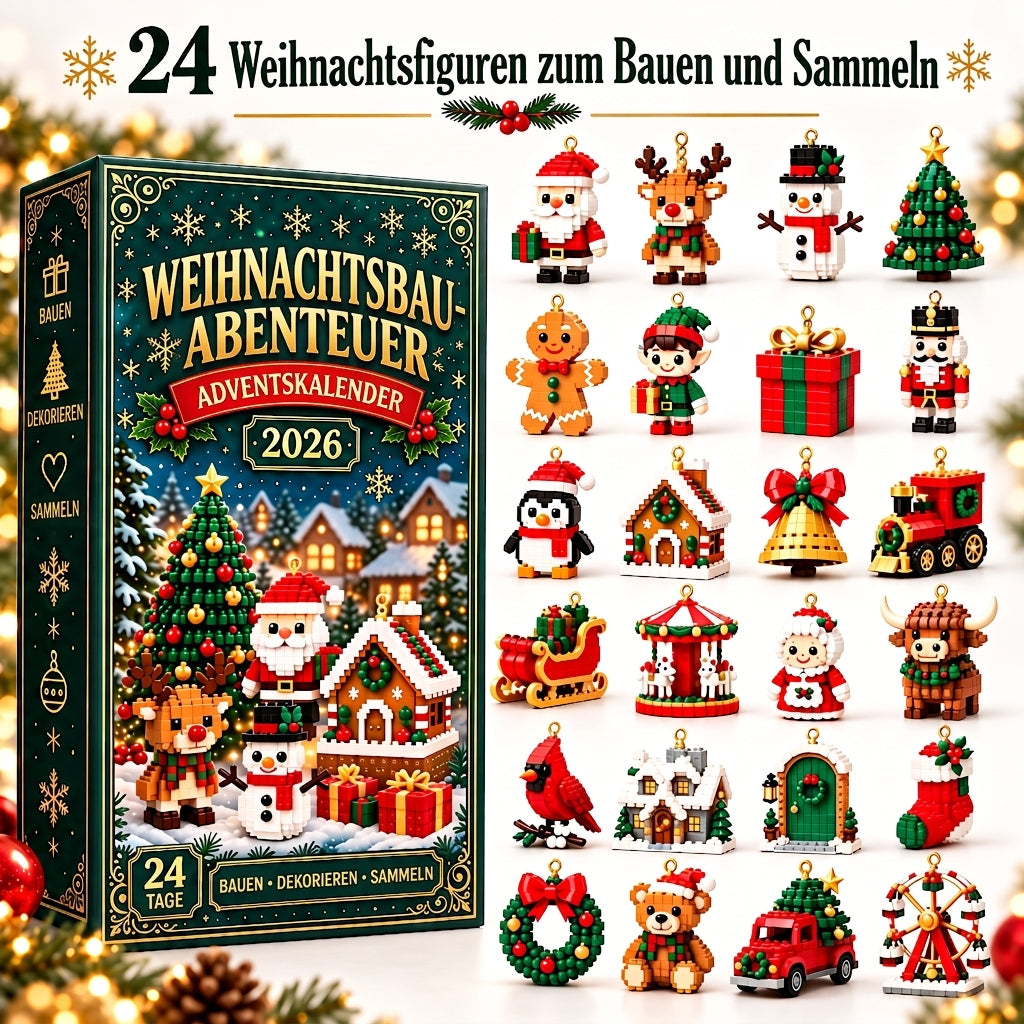 Weihnachts-Bauprojekt – Baue jeden Tag bis Weihnachten eine neue Weihnachtsfigur 🎄