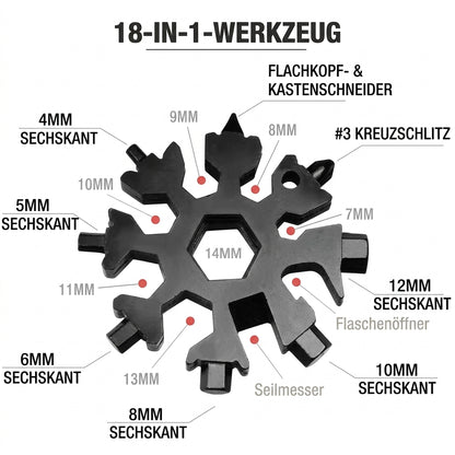 Snowflake™ 18-in-1 Multi-Tool