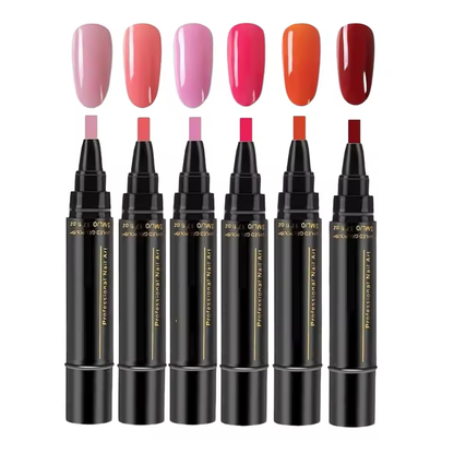 SalonPen – 3-in-1 Gelstift für Nägel mit UV-Lampe (6er-Set)