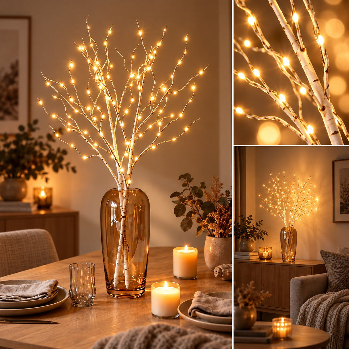 LED-Zweige mit Batteriebetrieb
