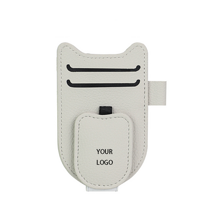 Multifunktionaler Auto-Logo-Brillenhalter
