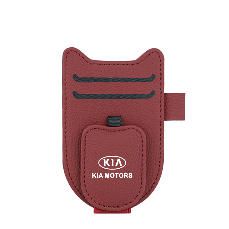 Multifunktionaler Auto-Logo-Brillenhalter