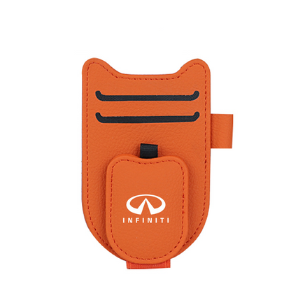 Multifunktionaler Auto-Logo-Brillenhalter