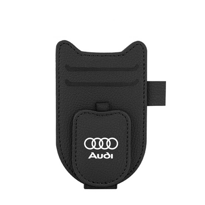 Multifunktionaler Auto-Logo-Brillenhalter