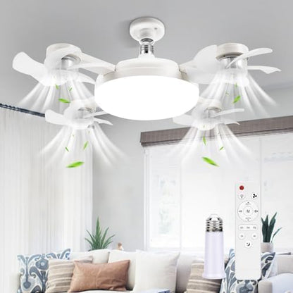 BreezeFlow – Deckenventilator mit LED-Beleuchtung und Fernbedienung