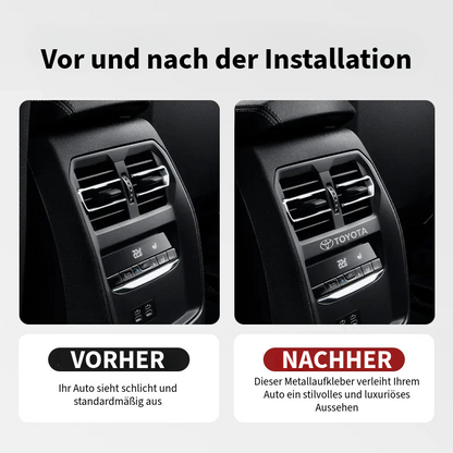 Luxuriöse Metall-Autoaufkleber