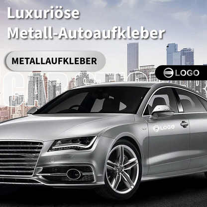 Luxuriöse Metall-Autoaufkleber