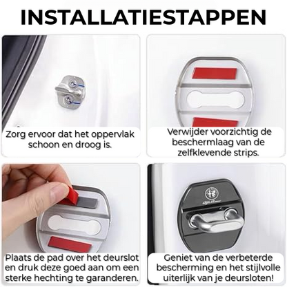 Luxus Auto-Türschloss Schutzpads | 4 Stück