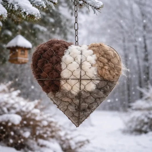 Heart Nest™ – Weiches Vogelherz für den Garten