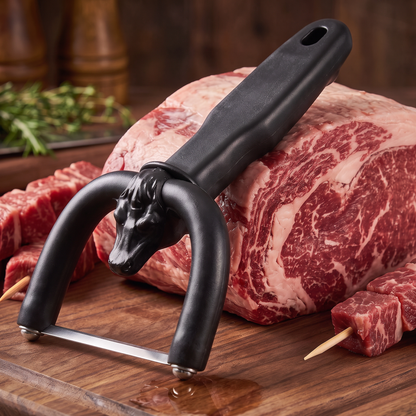 Handmesser zum Entfernen von Fett bei Rind- und Schweinefleisch