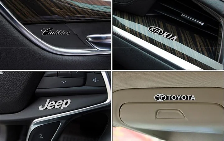 3D Auto-Logo-Aufkleber