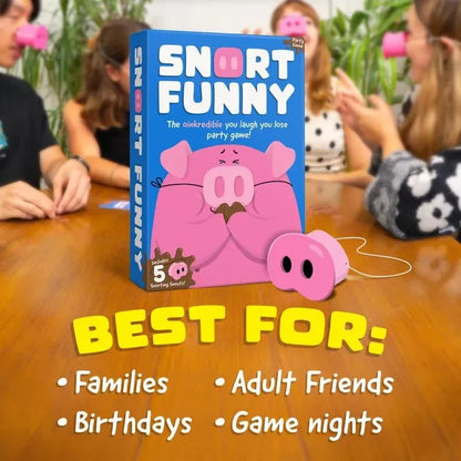 Pigsniff – Das Spiel, bei dem Lachen verboten ist