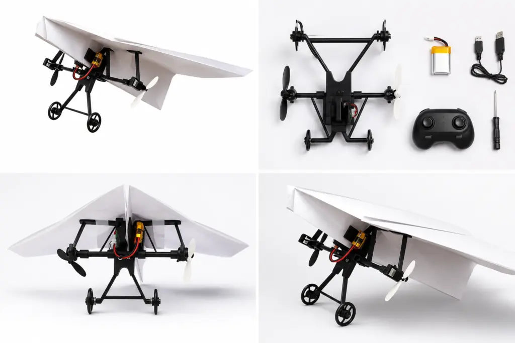 DIY Flugzeug: Verwandle deine Papierflieger in eine ferngesteuerte Maschine!