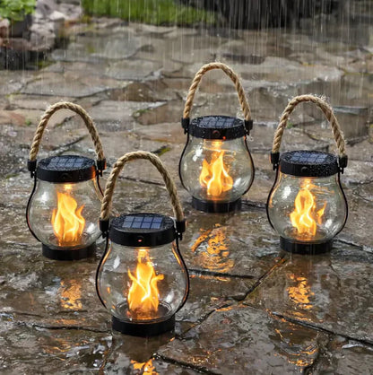 Solar Flammen Laterne