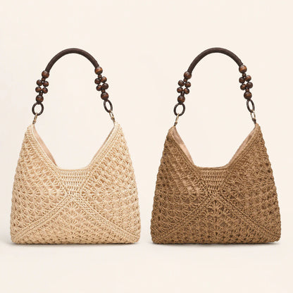 Klassische gewebte Boho-Tragetasche