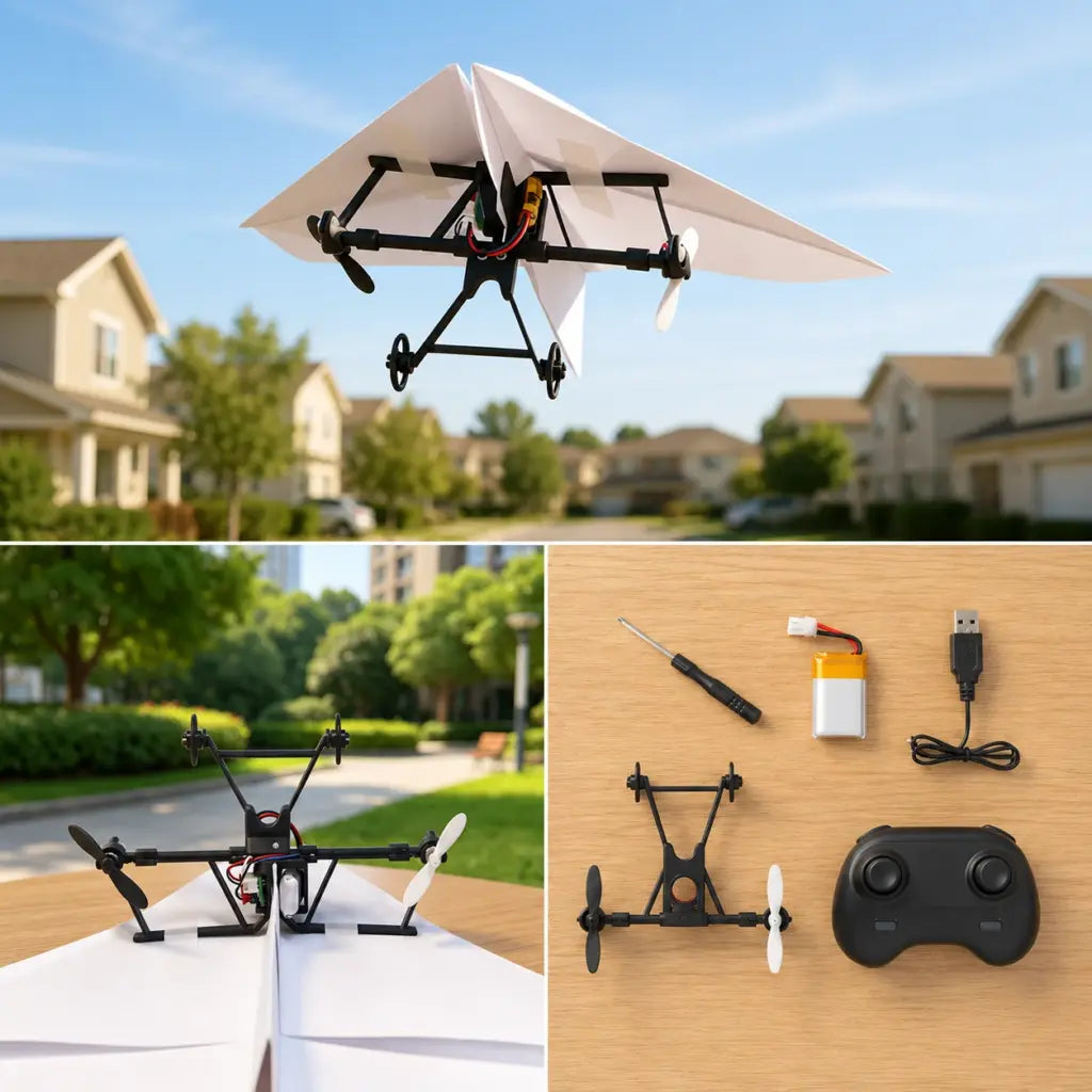 DIY Flugzeug: Verwandle deine Papierflieger in eine ferngesteuerte Maschine!