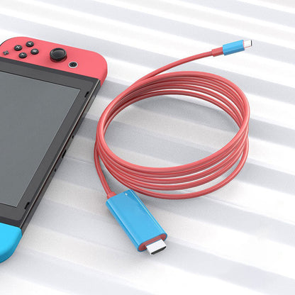 USB-C-auf-HDMI-Adapterkabel – Streamen, spielen und gleichzeitig laden – Für Switch, Smartphone und Tablet