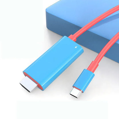 USB-C-auf-HDMI-Adapterkabel – Streamen, spielen und gleichzeitig laden – Für Switch, Smartphone und Tablet