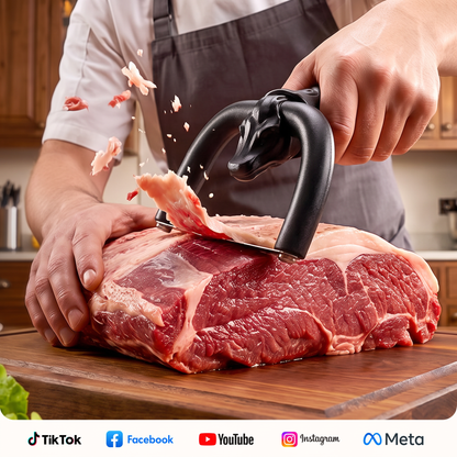 Handmesser zum Entfernen von Fett bei Rind- und Schweinefleisch