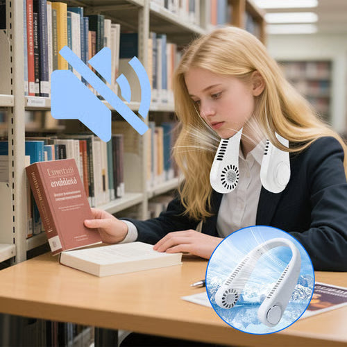 Tragbarer bladloser Nackenventilator