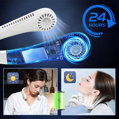 Tragbarer bladloser Nackenventilator