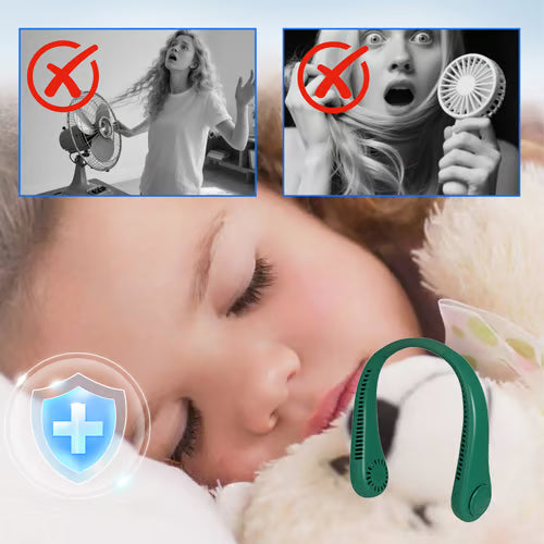 Tragbarer bladloser Nackenventilator