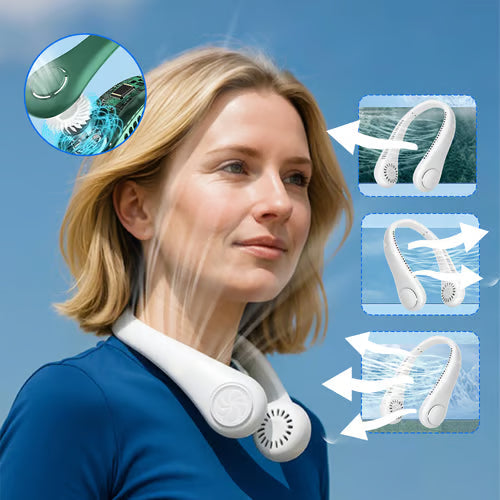Tragbarer bladloser Nackenventilator